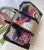 Lüks Tasarımcı Duffel Çantalar Speedy Kadınlar Seyahat Çantası Moda Kaplan yılan kafası amblemi baskı Deri Spor Outdoor Paketleri Yumuşak Taraflı Bavul Kee Bagaj pall 50cm