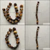 Arts And Crafts Fashion 15Mm Heart Natural Tiger Eye Stone Quartz Cut Faceted Beads For Jewelry Making Sports2010 Drop Delivery Home Dhdox