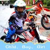 Motorcykelkl￤der Motocross Jersey and Pants Barn Barnkl￤der Big Boy Girl Girl Kid Student Racing Suit Gear Set Breattable Moto