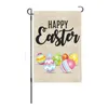 Easter Courtyard decoration Banner Flags Painted Egg and Rabbit Pattern Garden Flag 40 color Festival-flag DE933