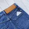 Projektant haftowane dżinsy damskie jesienne zimowe dżinsy modne proste spodnie w stylu casual luźne spodnie
