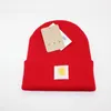Bonnet d'hiver de marque pour hommes et femmes, bonnet chaud européen, Double couche, tricot plié, chapeau en laine, O1329x