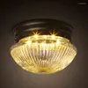 Światła sufitowe Iwhd Vintage Industrial Plafondlamp LED Oświetlenie