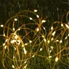 Struny 2m - 20m LED Lights Dekoracje do domowej bajki Garland Garden Decor Outdoor 8Modes Christmas Lampa Navidad