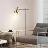 Lámparas de pie modernas, creativas, minimalistas, de estilo nórdico, giratorias tridimensionales E26/E27, lámpara decorativa para sala de lectura interior