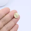 Charms Eruifa 20pcs 12mm Snake Coin Zinc Alloy Jewelry DIY Pendant Women Girl Necklace Earring Bracelet 2 Colors