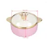 Bowls Ceramic Binaural Safe Bowl For Noodle Vegetables Fruit