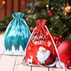 زينة عيد الميلاد 44 × 57 سم أكياس الرباط Merry Santa Claus هدية البضائع الكبيرة Cookies Bag Bagging 02