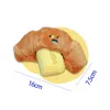 NUOVO CROissant Food Sniff Toy Small Dog mastica carina peluche vocale per animali domestici 7.5x16 cm all'ingrosso