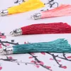 Charms 5st/Lot 9cm DIY Hemdekoration Polyester Silk Tassel Cotton Tassels Trim för sömnadsgardiner Tillbehör hänge bil deco