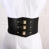 Belts Waist Belt Wide Simple Casual Individual Nice Appearance Contrast Color Stretchy Washable Clasp Strap For Daily Wear