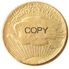 USA 1928-1927 20ドルSaint Gaudensダブルイーグルクラフトモットーゴールドメッキコピーコイン金属製造工場価格