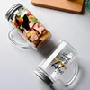 Lagerflaschen 8pcs Wide Mund Mason Jar Deckel mit Scheiben Konservenlidglas Edelstahltimen 70 mm Durchmesser rostbestende Schraubenbänder