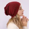 Berets Winter Beanie Frauen Warme Weiche Earflap Casual Acryl Slouchy Hüte Häkeln Ski Cap Weibliche Outdoor Baggy Skullies