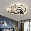 Plafoniere Nordic LED Lampada da camera per bambini Creativo minimalista personalità moderna Astronauta Illuminazione camera da letto per ragazzi e ragazze