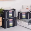 Sacs de rangement en tissu, boîte à vêtements pliable, organisateur de couverture de couette, armoire de finition, étui de jouets pour la maison