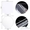 Craft Tools 2mm Acrylplaat Helder gegoten plexiglas met dubbelzijdige bescherming voor LED -lichtbasisborden Diy Display 6 PCS Drop del DHBNA