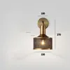 Muurlampen moderne led licht luxe d -littekens verlichting Noordse ontwerper huisdecoratie slaapkamer ijzernet keukenarmaturen