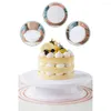 Baking Tools Plastic Cake Decoration Stand Rotatable Rotating Turntable Anti-skid Decorating Nontoxic For Supplies