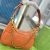 Bolso de diseñador de moda bolsos de lujo Bolsos de hombro bolso para mujer cadenas de metal monedero pequeño bolsos de mujer Bolsos de señora de cuero genuino versátil Calidad al por mayor