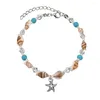 Enkelbanden zeester hanger 2022 voor dames shell Anklet Boheemse armbanden sieraden