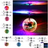 LED Flying Toys Creative Kid Toy Rc Luminous Flight Balls Mini samolot Unikalny zawieszony lekki inteligentny indukcyjny Ballkid Drop de Dhqdy