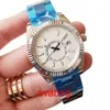 Other Watches Wristwatches Men Watch 904L Sky Dweller 42mm Watches Automatic Mechanical Sweep Movement Dual Time Zone Male Waterproof Luminous