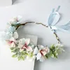 Headpieces Korean Style Garland Mori Girl Bridal Super Fairy Accessories Princess Holiday Flower pannband