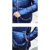 女性のトレンチコート2022ウィンターダウンジャケット女性ショート韓国の女性オーバーコートルーズ薄いパン学生パーカーコート