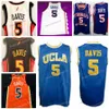 Custom Baron 5 Davis College Basketball Jersey Men's Ed Blue White Orange Любое название Номер размер S-4XL Vest