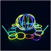 LED-Leuchtstäbe, Neon-Party, blinkender Stab, Zauberstab, Neuheit-Spielzeug, LEDs, Blitz, 200 Stück, MTI-Farbe, Glühen, Armband, Halsketten, Drop-Lieferung, Spielzeug G Dhgx5