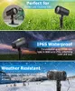 Waterproof Christmas Projector Light 12 Patterns B Red and Green Moving Projector Garden Lights Outdoor Lawn Light With RF Remote For Home Decor