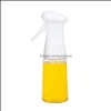 Ustensiles de cuisine 210Ml Spray d'huile d'olive Bbq Cuisine Pulvérisateur de cuisson Bouteille vide Distributeur de vinaigre Salade Drop Delivery Home Ga Homefavor Dhuve