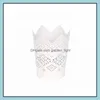 Другое выпечка свадебная металлическая стакана оптовая хрустальная дизайн мода белый торт доставка дома кухня кухня кухонная столовая ot4s5