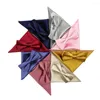 蝶ネクタイ10pcs/lot solid digedied tie men bowtie mens safe-tie and Pocket Square Wedding Bowties Handkerchief set b093