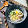 Miski Fancity Creative Ceramic Bowl Pojedynczy ramen makaron śniadaniowy sałatka owocowa