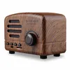 Mini haut-parleur Bluetooth Radio Rétro Sound Box Lecteur de musique Portable Soundbox sans fil Haut-parleurs classiques mains libres Support TF Card FM Radio