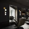 Настенные лампы интерьер современная лампа подвеска эль -парикмахерская украшение светодиод