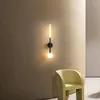 Lampada da parete Illuminazione da bagno antica Decorazioni per la casa rustiche Camera coreana Lampada da lettura a collo d'oca Interruttore a led montato