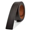 Belts No Toothless Buckle Belt Head Men's Metal Permanent 3.5cm High Quality Men Fashion