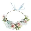 Headpieces Korean Style Garland Mori Girl Bridal Super Fairy Accessories Princess Holiday Flower pannband