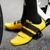 Cykelskorskor MTB SPD CLEAT Sj￤lvl￥sande mountainbike sneakers Men's Road Bicycle Breattable Flat