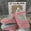 İlk Walkers Dillling Sparkle Pearly Bebek Ayakkabıları ve Kafa Bandı Born Emzik Seti Fildişi Boncuk Tasarımcı Markası 0-1y Kız Beş Bale