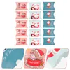 Presentf￶rpackning Box Christmas Boxes GiftCandy Pillowpackaging Holder Containrar DIY Packing Container Paper Dessert Dayvalentine Biscuit Treat