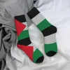 Мужские носки палестинские флаг мужской экипаж унисекс забавный палестинский хатта Куфия Кеффий Паттер