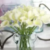 Dekorativa blommor PU Calla Lily 38 cm High Home Table Decoration Vase Arrangement Wedding Handheld Flower Mini