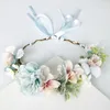 Headpieces Korean Style Garland Mori Girl Bridal Super Fairy Accessories Princess Holiday Flower pannband