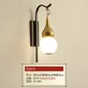 Wall Lamp Noordice Mirror Licht IJzeren Woonkamer Corridor Dining Cabecero de Cama Lampara Pared