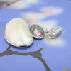 Pendant Necklaces 24X44mm Abalone Shell Freshwater Pearl Beads Accessories Necklace Making Jewelry Crafts DIY Prevalent Women Girls Gifts