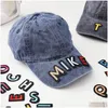 Notions de couture Outils Ceux en fer pour les vêtements Petite taille Alphabet Chapeaux brodés Vestes en jean Chemises Jeans Diy Craft Drop Delivery Dhazi